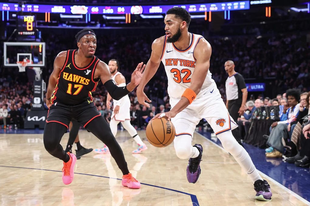 Karl Towns con otra noche de 40 puntos en la victoria de los Knicks sobre Atlanta Karl Towns con otra noche de 40 puntos en la victoria de los Knicks sobre Atlanta