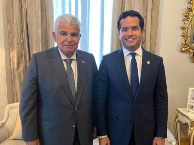 Omar Fernández se reúne con el presidente de Panamá Omar Fernández se reúne con el presidente de Panamá