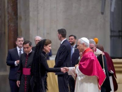 Raquel Peña participa en la misa de inicio del pontificado del papa Raquel Peña participa en la misa de inicio del pontificado del papa