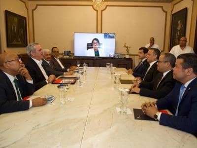 CNM inicia reunión en el Palacio Nacional CNM inicia reunión en el Palacio Nacional