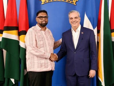 Abinader felicita a Irfaan Ali por triunfo en elecciones en Guyana Abinader felicita a Irfaan Ali por triunfo en elecciones en Guyana