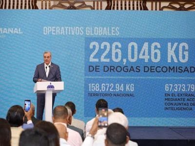 Combate al narcotráfico: Gobierno dice incautó 226 mil kilos de drogas Combate al narcotráfico: Gobierno dice incautó 226 mil kilos de drogas