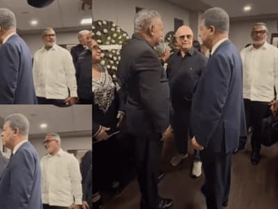 Hipólito Mejía expresa condolencias a Leonel Fernández por su tía Hipólito Mejía expresa condolencias a Leonel Fernández por su tía