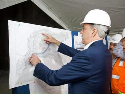 Abinader supervisa avance construcción túnel de Plaza de la Bandera Abinader supervisa avance construcción túnel de Plaza de la Bandera