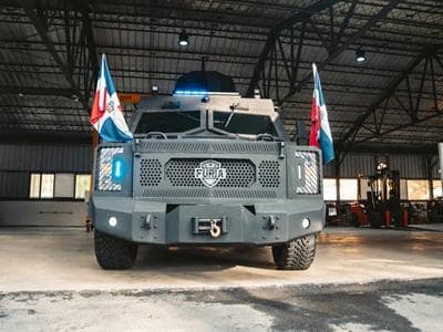 Así es el Furia VBD-1, primer vehículo blindado en RD Así es el Furia VBD-1, primer vehículo blindado en RD