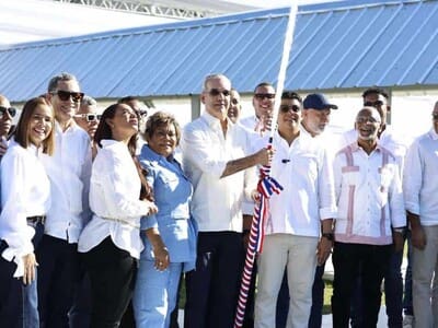Abinader inaugura ampliación Acueducto Oriental Barrera de Salinidad Abinader inaugura ampliación Acueducto Oriental Barrera de Salinidad