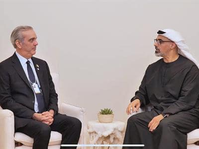 Abinader regresa al país tras agenda oficial en Emiratos Árabes Unidos Abinader regresa al país tras agenda oficial en Emiratos Árabes Unidos