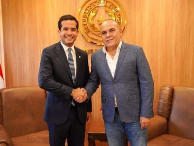 Omar Fernández se reúne con presidente del Senado de Paraguay Omar Fernández se reúne con presidente del Senado de Paraguay