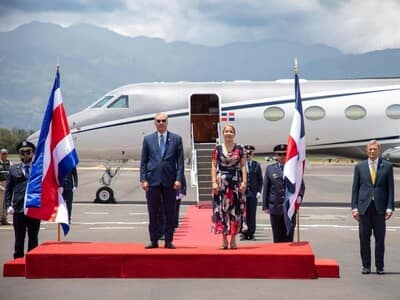Abinader llega a Costa Rica por toma de posesión de Laura Fernández Abinader llega a Costa Rica por toma de posesión de Laura Fernández