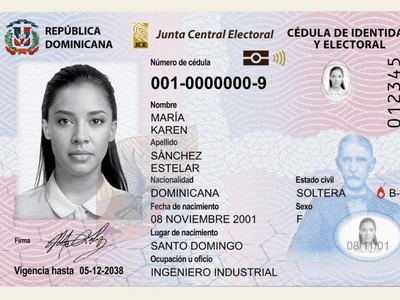 Cédula dominicana recibe premio al mejor documento de identidad Cédula dominicana recibe premio al mejor documento de identidad