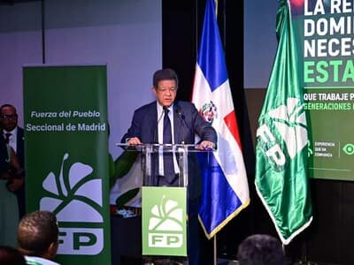 Leonel encabeza juramentación en Madrid en la Fuerza del Pueblo Leonel encabeza juramentación en Madrid en la Fuerza del Pueblo