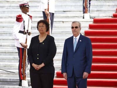 Visita oficial Surinam: Jennifer Geerlings se reúne con Abinader Visita oficial Surinam: Jennifer Geerlings se reúne con Abinader